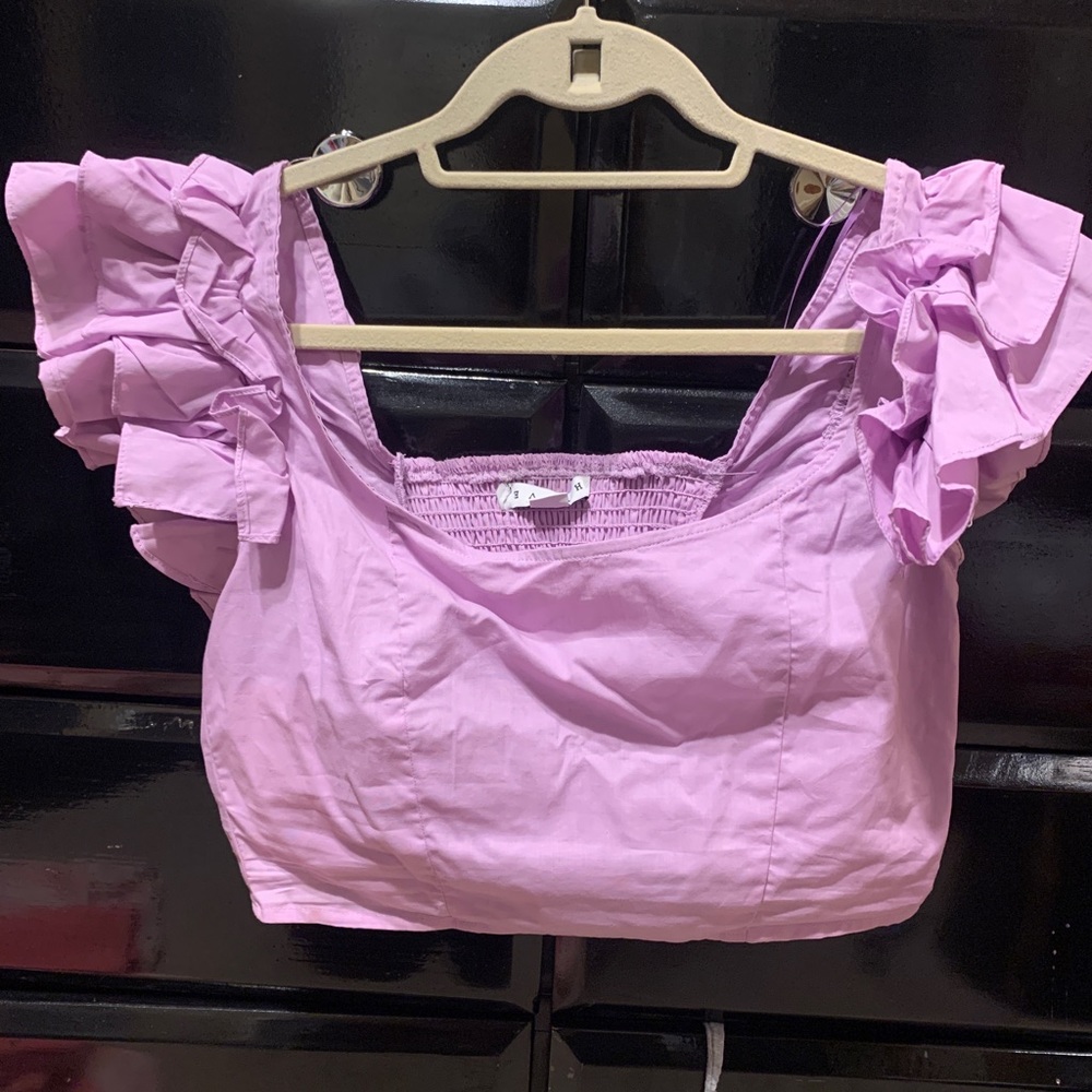 Purple Crop Top